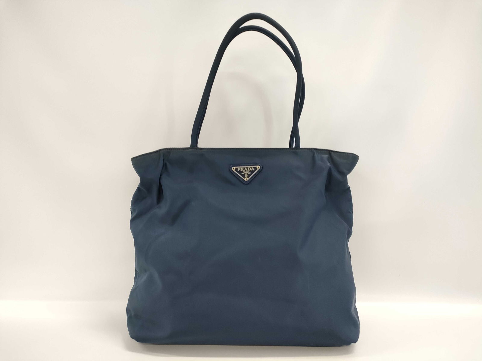 Prada Blue Nylon Tote Bag (1 of 10)