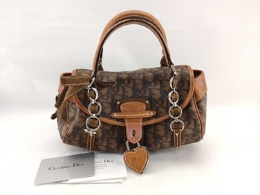 Christian Dior Romantique Trotter Flap Bag with papers