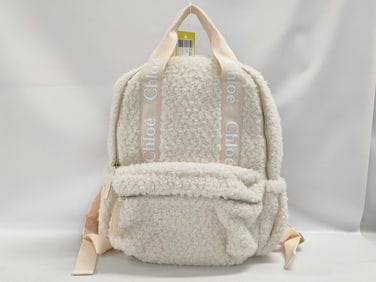 Authentic Chloé Woody Shearling Backpack