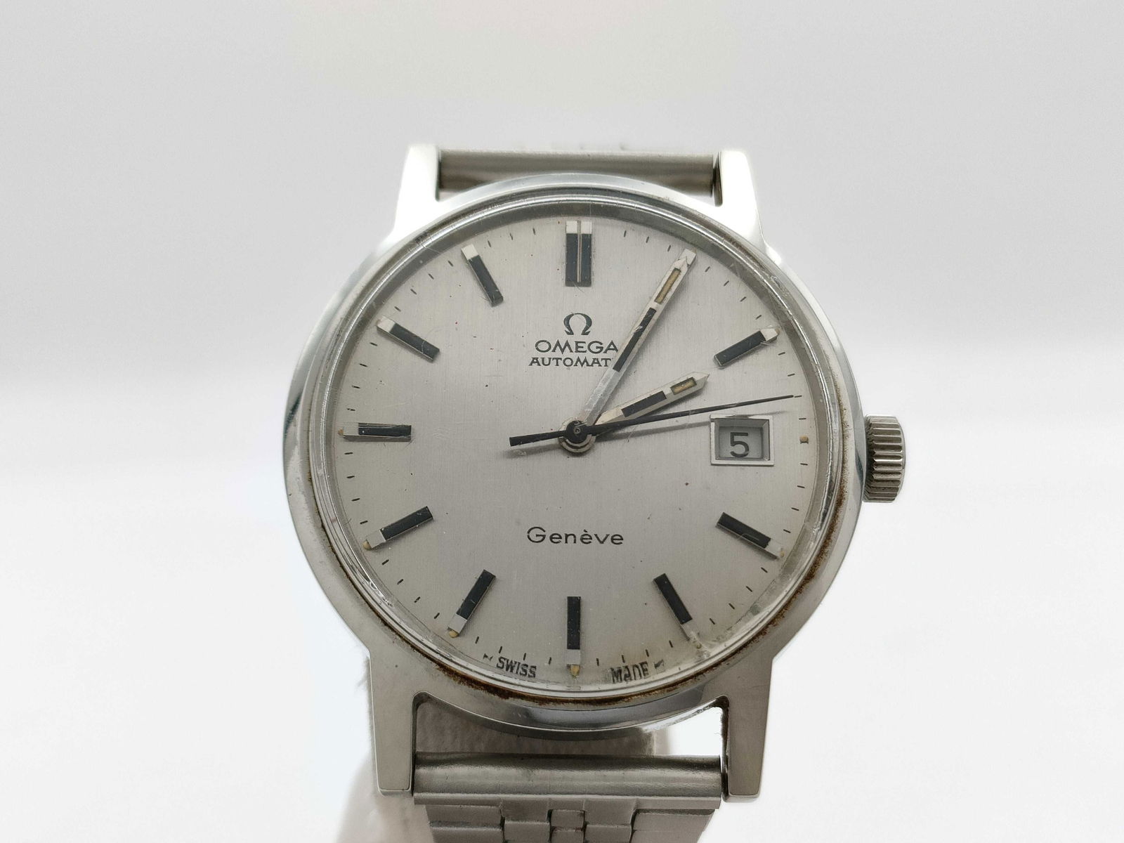Vintage Omega Genève Automatic Stainless Steel Watch 35mm (1 of 9)
