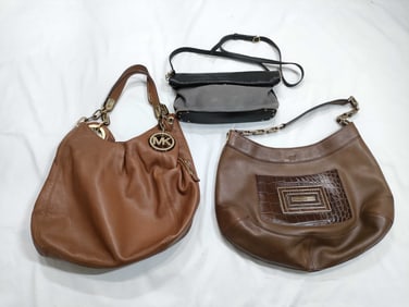 Group of 3 Authentic Designer Purses
