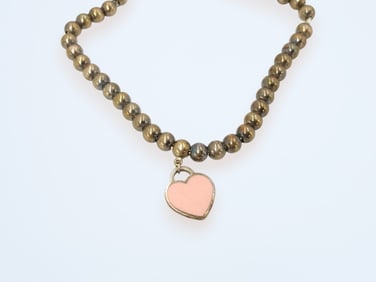 Tiffany & Co. 925 Return to Tiffany Ball Chain Bracelet 7"