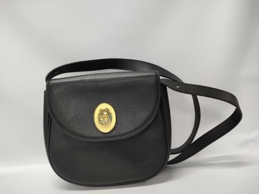 Dior Leather CD Logo Shoulder Bag