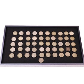 50 Silver 100 Yen Coins 242.5g