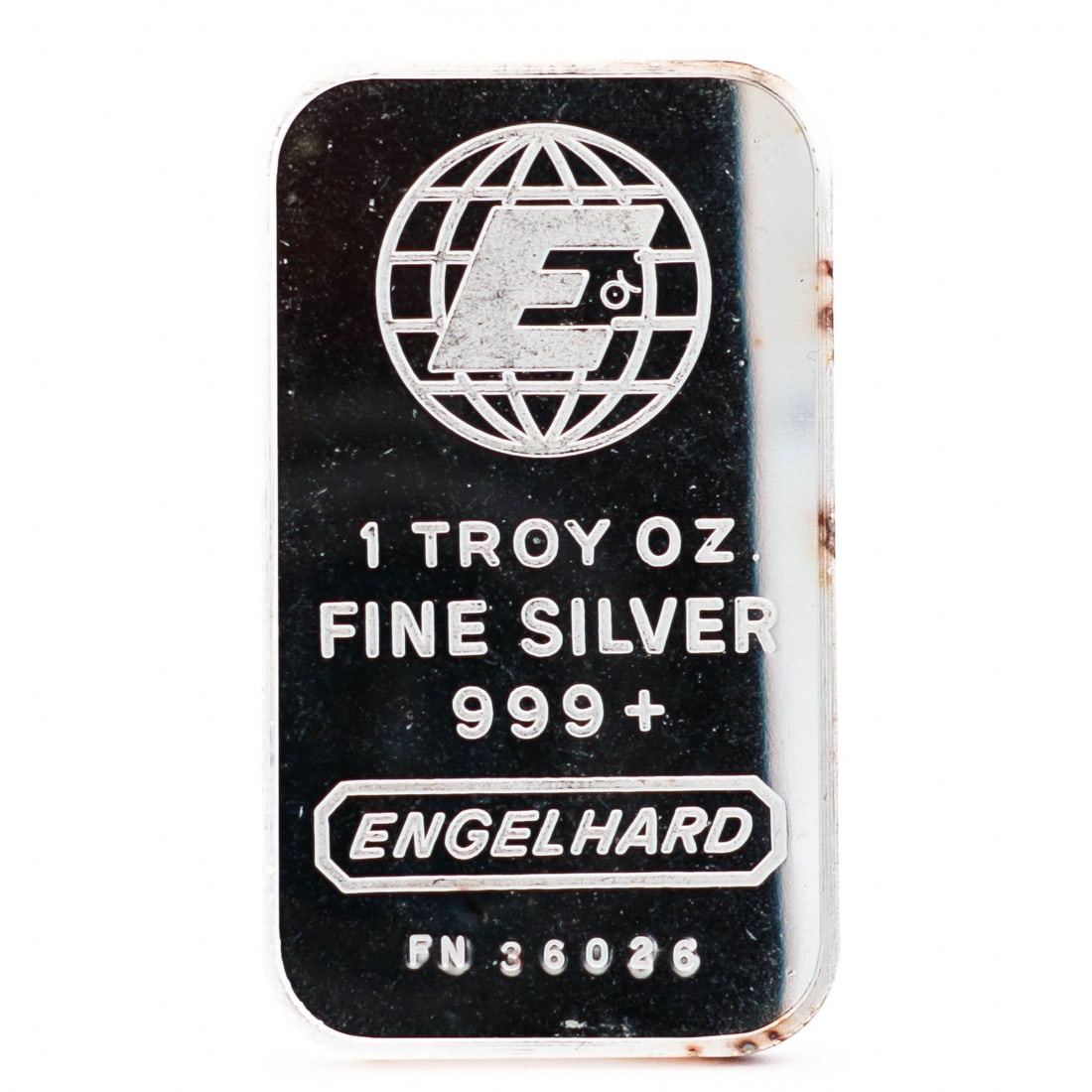 Engelhard 1 Troy Ounce Silver Bar Serialized (1 of 3)