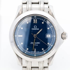 Stainless Steel Omega Seamaster 37.5mm case