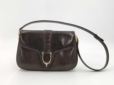 Rare Gucci Lizard Leather Bag None for sale online