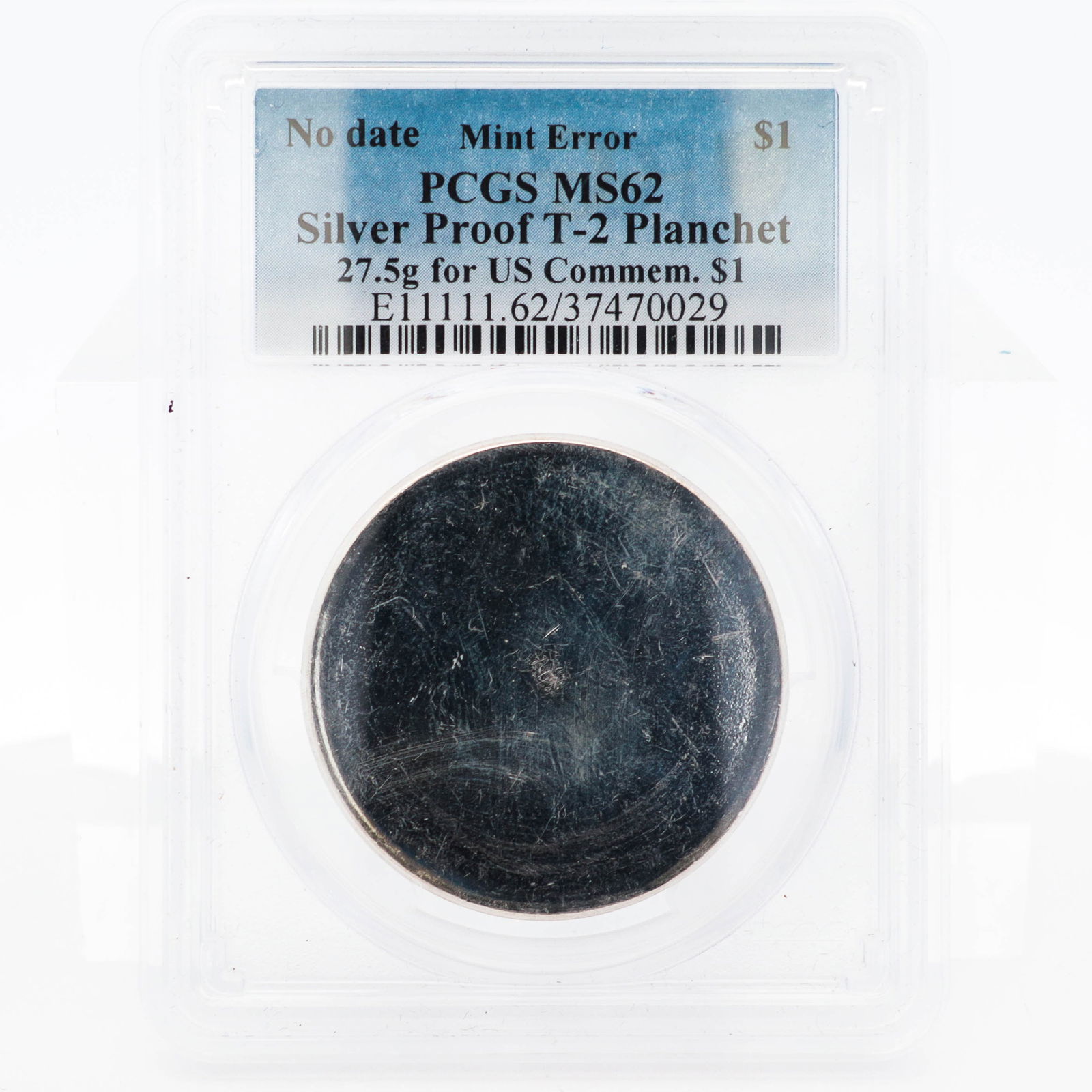 Rare Mint Error PCGS Certified Unstuck Planchet (1 of 3)