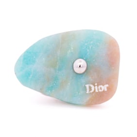 Dior Oversized Stone Ring with Box size 5