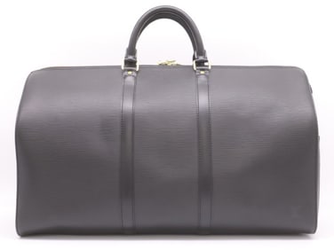 Louis Vuitton Epi Keepall 50 M42962 Black Leather
