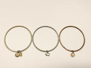Set of 3 Coach Bangles