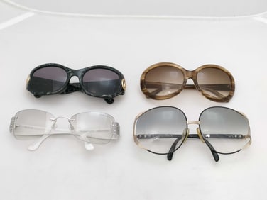 Group lot of Dior, Swarovski , Jill Stuart sunglasses