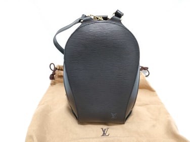Louis Vuitton Mabillon backpack in black Epi leather