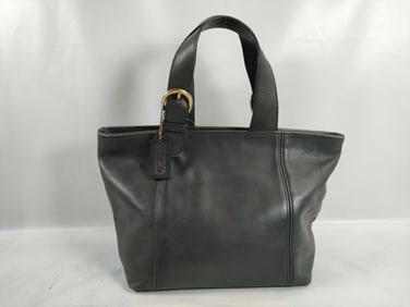 Coach Black Leather Tote Bag Style 4133