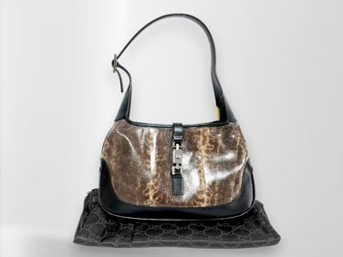 Vintage Gucci by Tom Ford Jackie Python shoulder bag