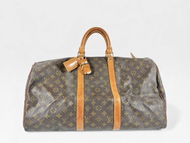 Louis Vuitton Monogram Keepall 50 Boston Bag