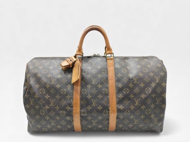 Louis Vuitton Monogram Keepall 55 Duffel Bag