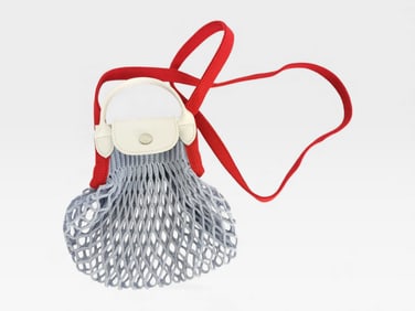 Longchamp Le Pilage Filet Mesh Shoulder Bag in Blue