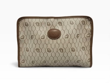 Vintage Christian Dior Honeycomb Clutch Bag 25cm