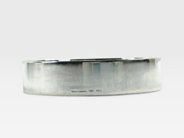 Gucci Sterling Silver Cutout Bangle