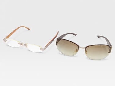 Pair of Dior Sunglasses and Glasses