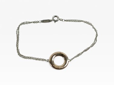 Tiffany & Co. Tiffany Circle 925 and Rubedo Bracelet 6.25"