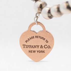 Tiffany & Co. Return to Tiffany Bead Bracelet 925 & Rubedo