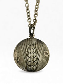 Georg Jensen 925 Sterling Pendant and Necklace 16.5"