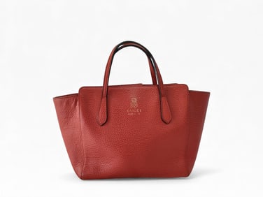 Gucci Red Napa Leather Handbag