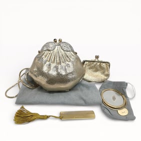 Judith Leiber Party Clutch Bag w/ Shoulder Strap