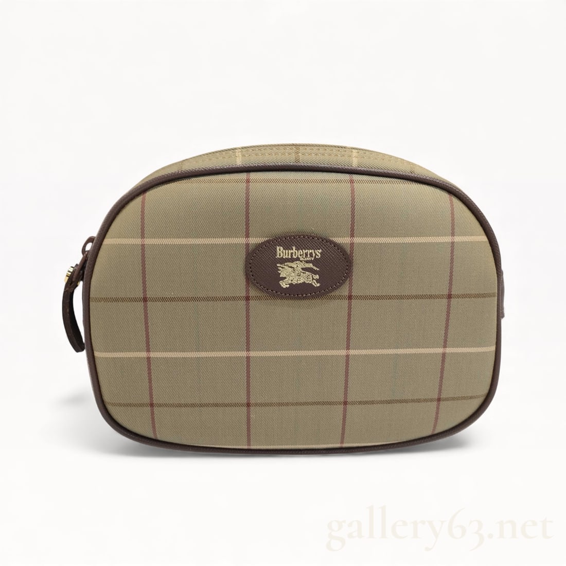 Rare Vintage Burberry Check Jumbo Pouch (1 of 9)