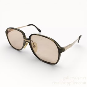 Dunhill Full-Rim Teardrop Brown Sunglasses