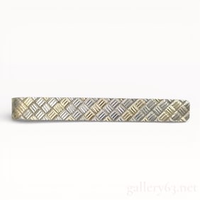 Tiffany and Co. 925 Sterling Silver and 18k YG Tie Clip w/ Box