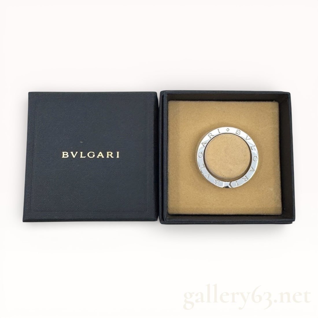 Bulgari B Zero Stainless Steel Keychain in Box (1 of 3)