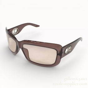 Christian Dior Full Rim Square Brown Sunglasses