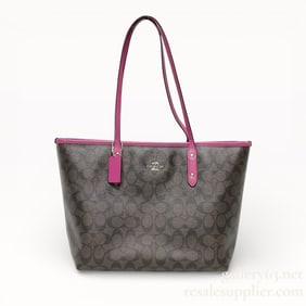 Coach Signature Canvas Tote Bag - Excellent Condition