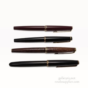 Montblanc 585 18K Fountain Pen Group of Four