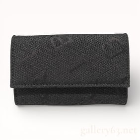 Bulgari Black Leather Key Case