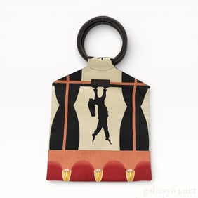 BVLGARI Pattern Top Handle Bag - Excellent Condition