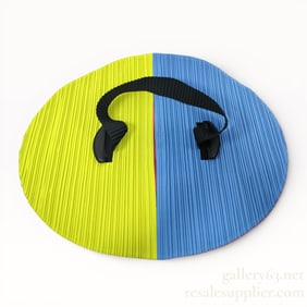 Issey Miyake Multicolor Pleated Nylon Tote Bag - Brand New