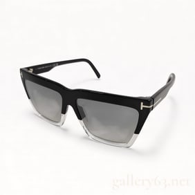 Tom Ford TF1110 Black and Clear Sunglasses with Gradient Lenses