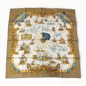 Hermès Voiles de Lumière 90 silk scarf