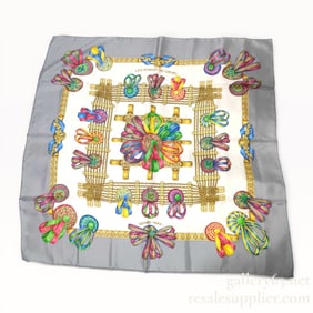 Hermès Carré 90 "Les Rubans du Cheval" 100% silk scarf