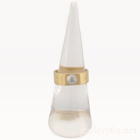 Louis Vuitton Monogram Rivet Ring w/Box sz 5.5