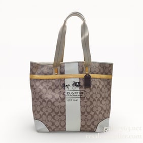 Coach Signature Canvas Tote Bag
