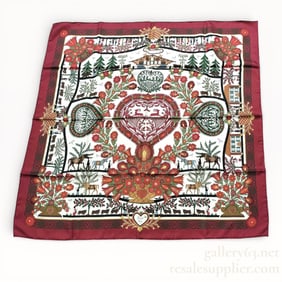 Hermès "Découpages" 90cm Silk Scarf