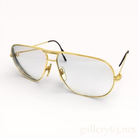 Vintage Cartier Trinity Gold Aviator Lens Glasses