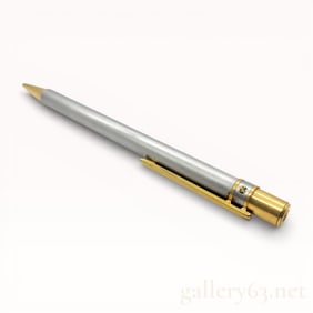 Cartier Santos Gold and Stainless Ball Point Pen