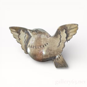 Georg Jensen Bird Motif 925 Sterling Silver Brooch