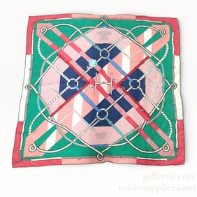 Hermès "Parcours sans Faute" silk scarf 90 cm